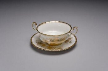 Antoinette' Soup bowl and saucer