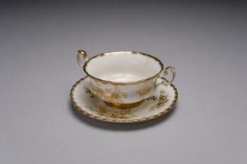 Antoinette' Soup bowl and saucer