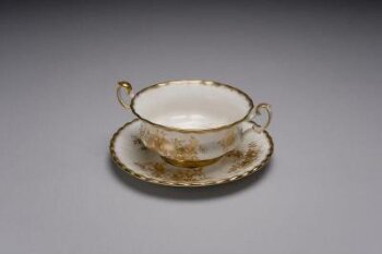 Antoinette' Soup bowl and saucer