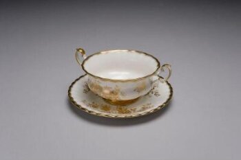 Antoinette' Soup bowl and saucer