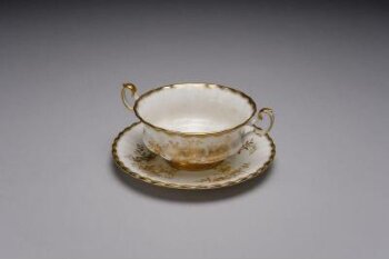 Antoinette' Soup bowl and saucer