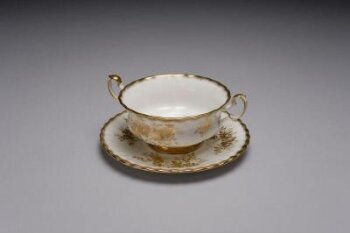 Antoinette' Soup bowl and saucer