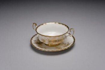 Antoinette' Soup bowl and saucer