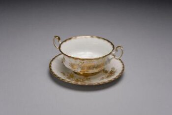 Antoinette' Soup bowl and saucer