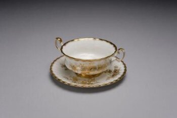 Antoinette' Soup bowl and saucer