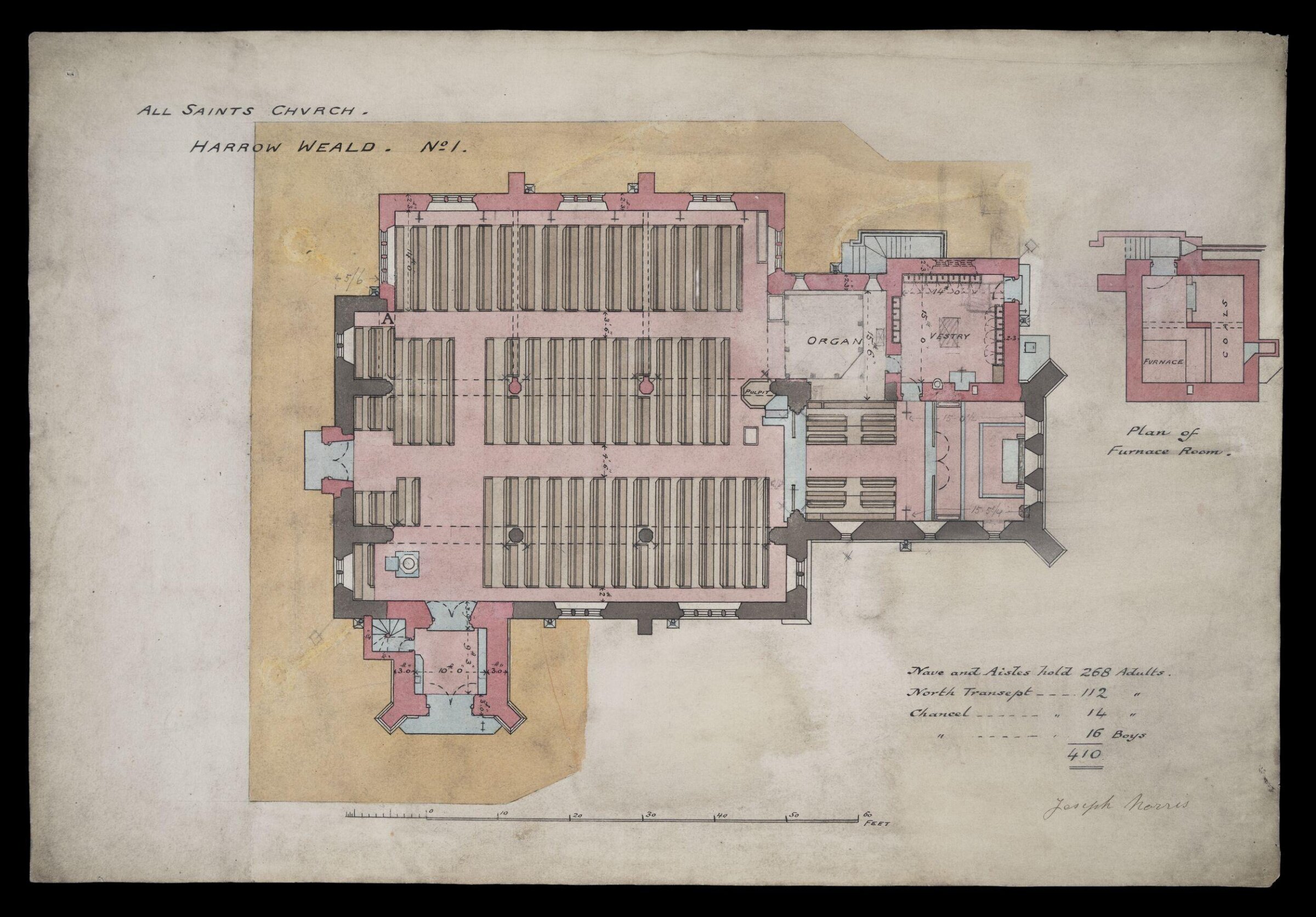 Drawing, William Butterfield