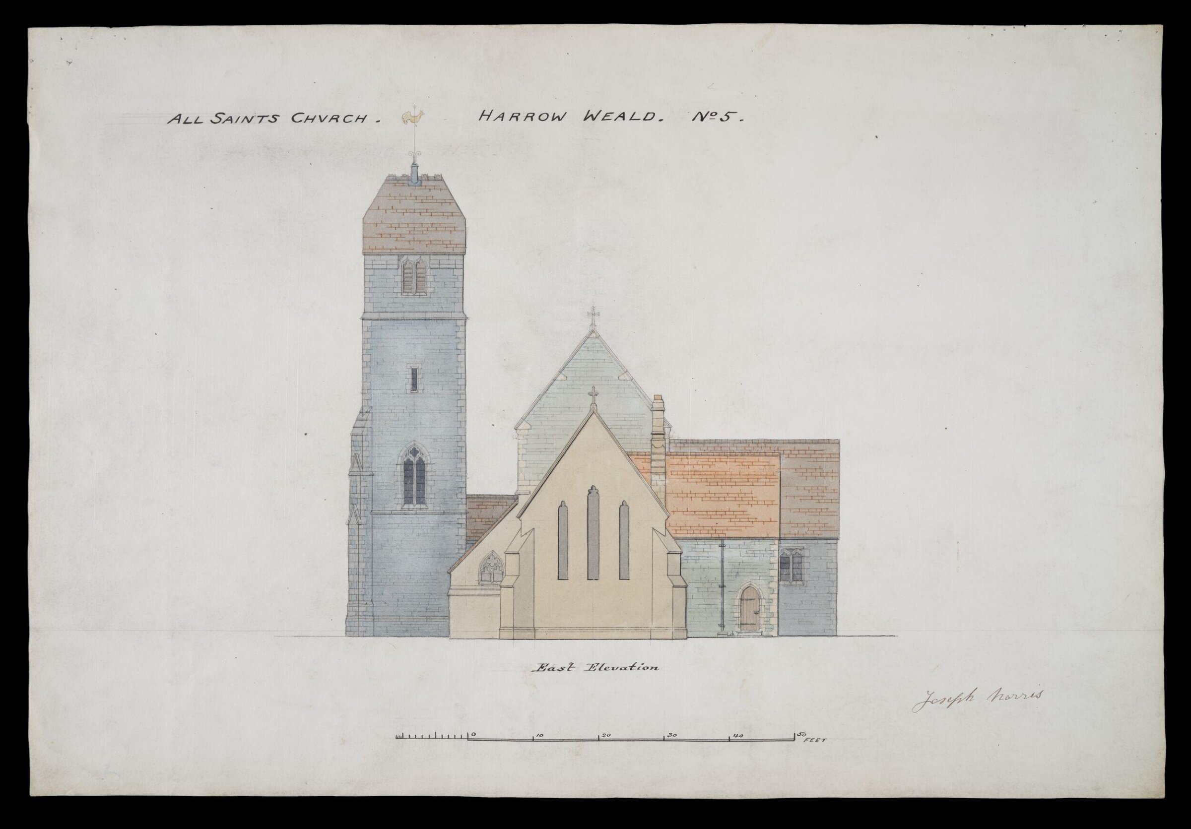Drawing, William Butterfield