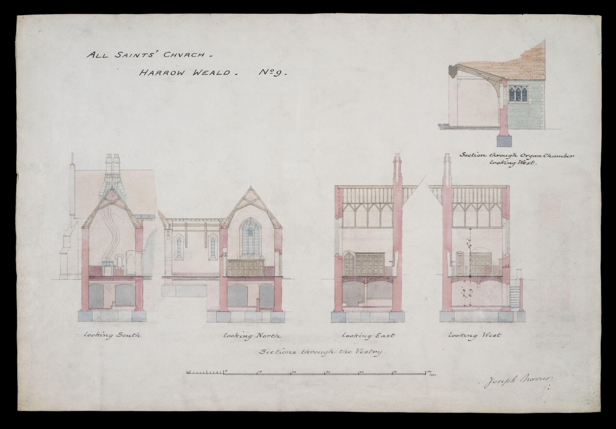 Drawing, William Butterfield
