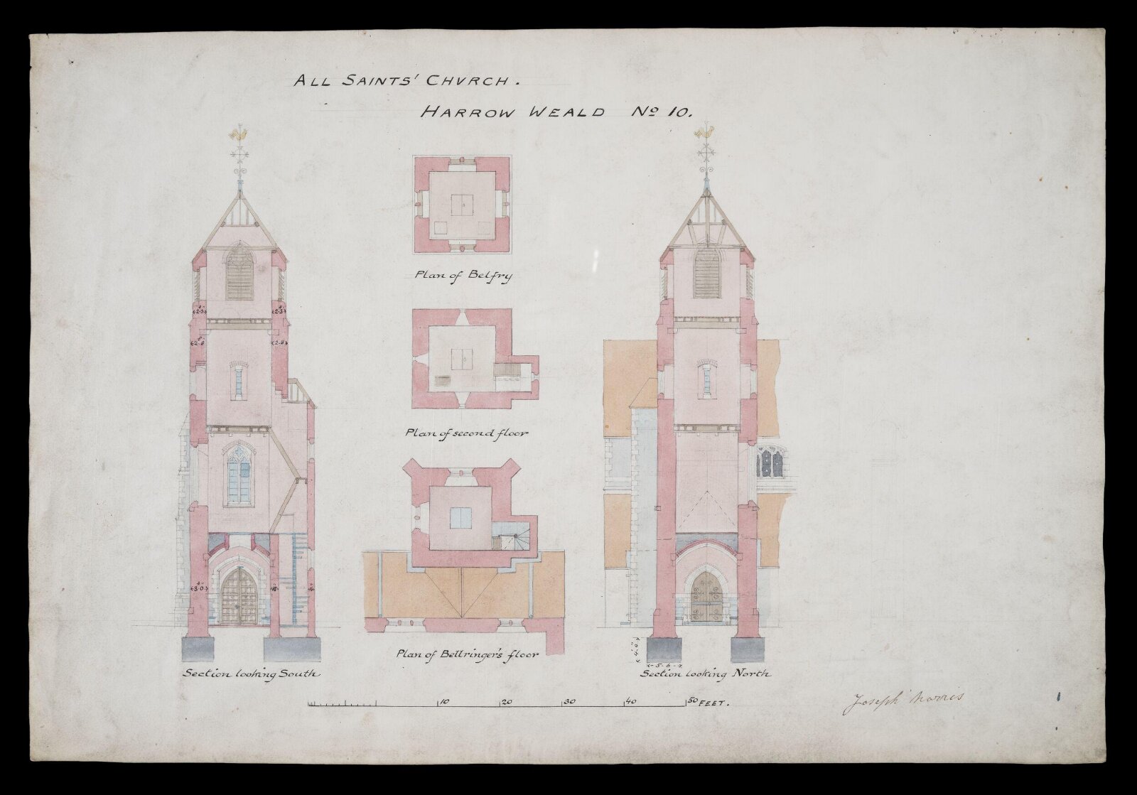 Drawing, William Butterfield