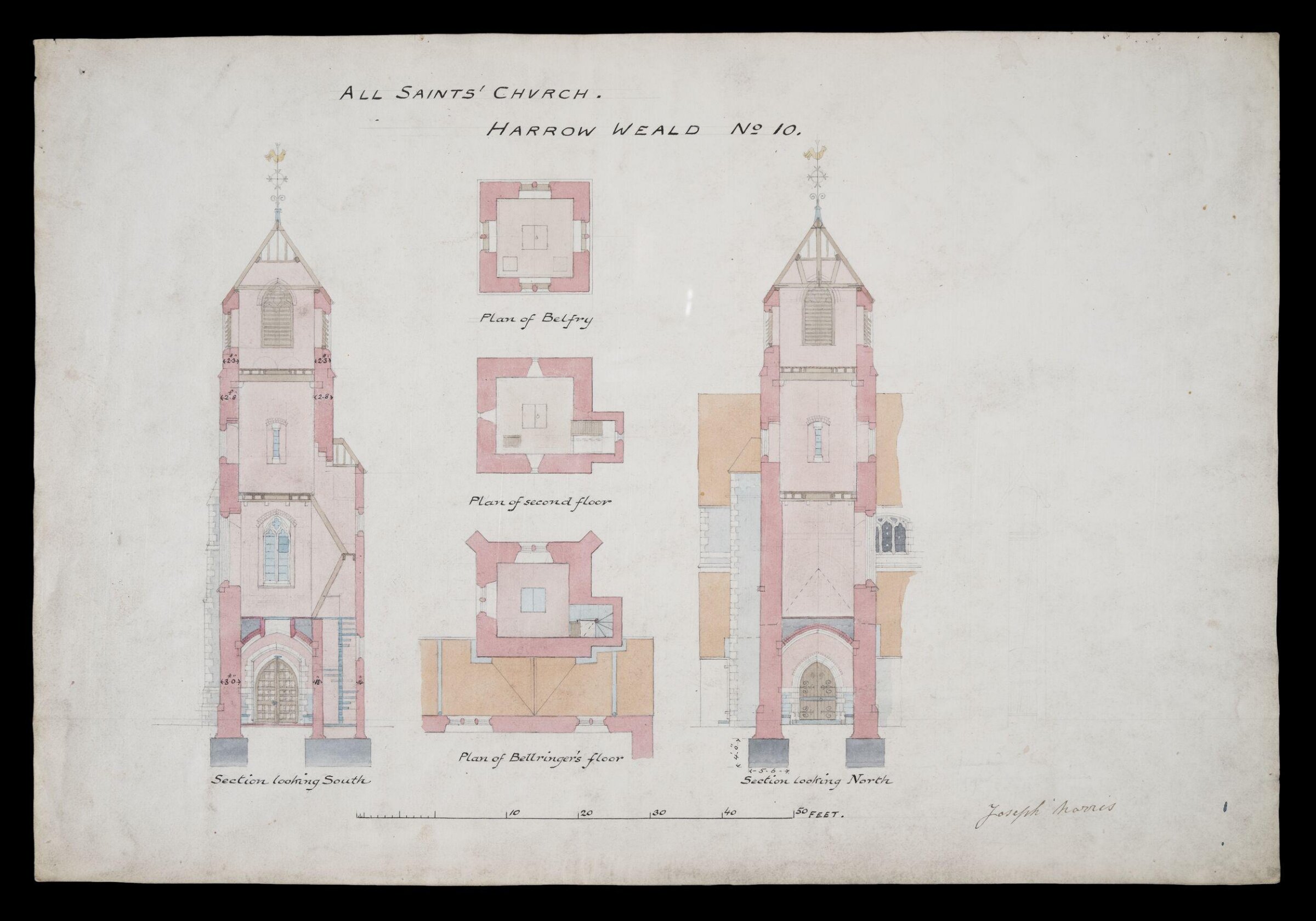 Drawing, William Butterfield