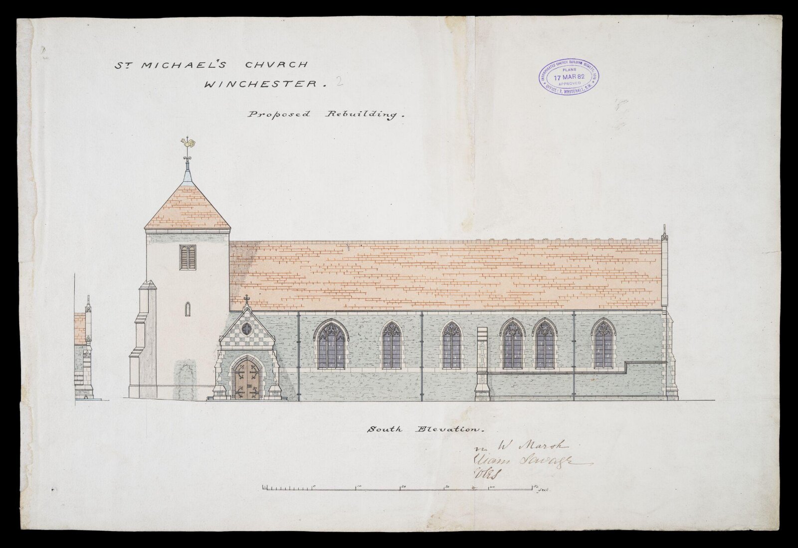 Drawing, William Butterfield