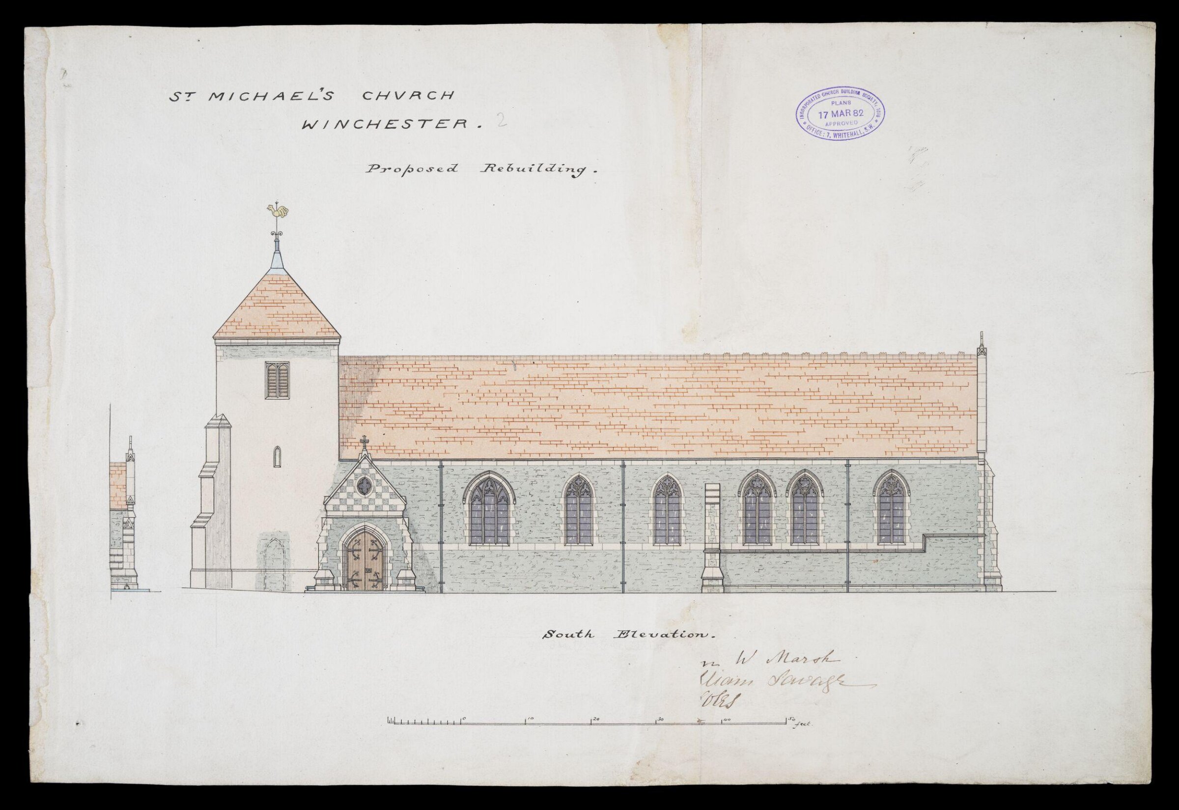 Drawing, William Butterfield