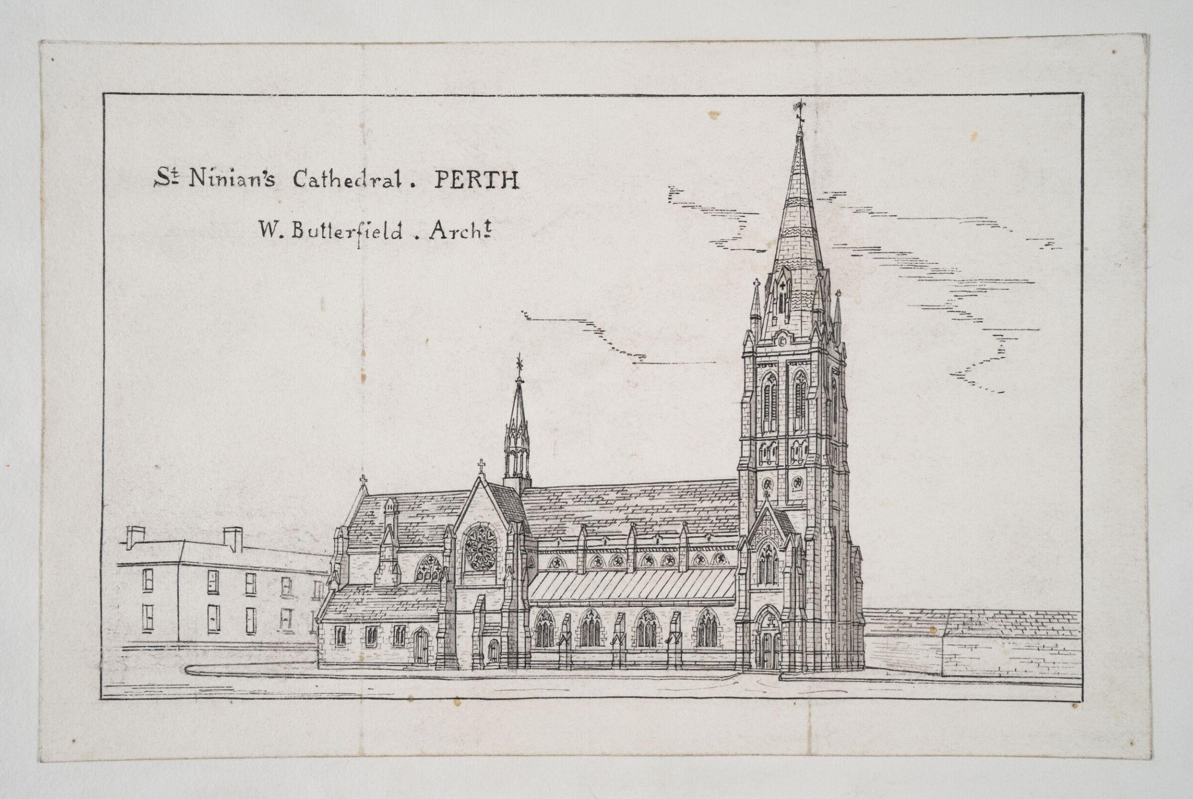 Drawing, William Butterfield, 1849 to 1890