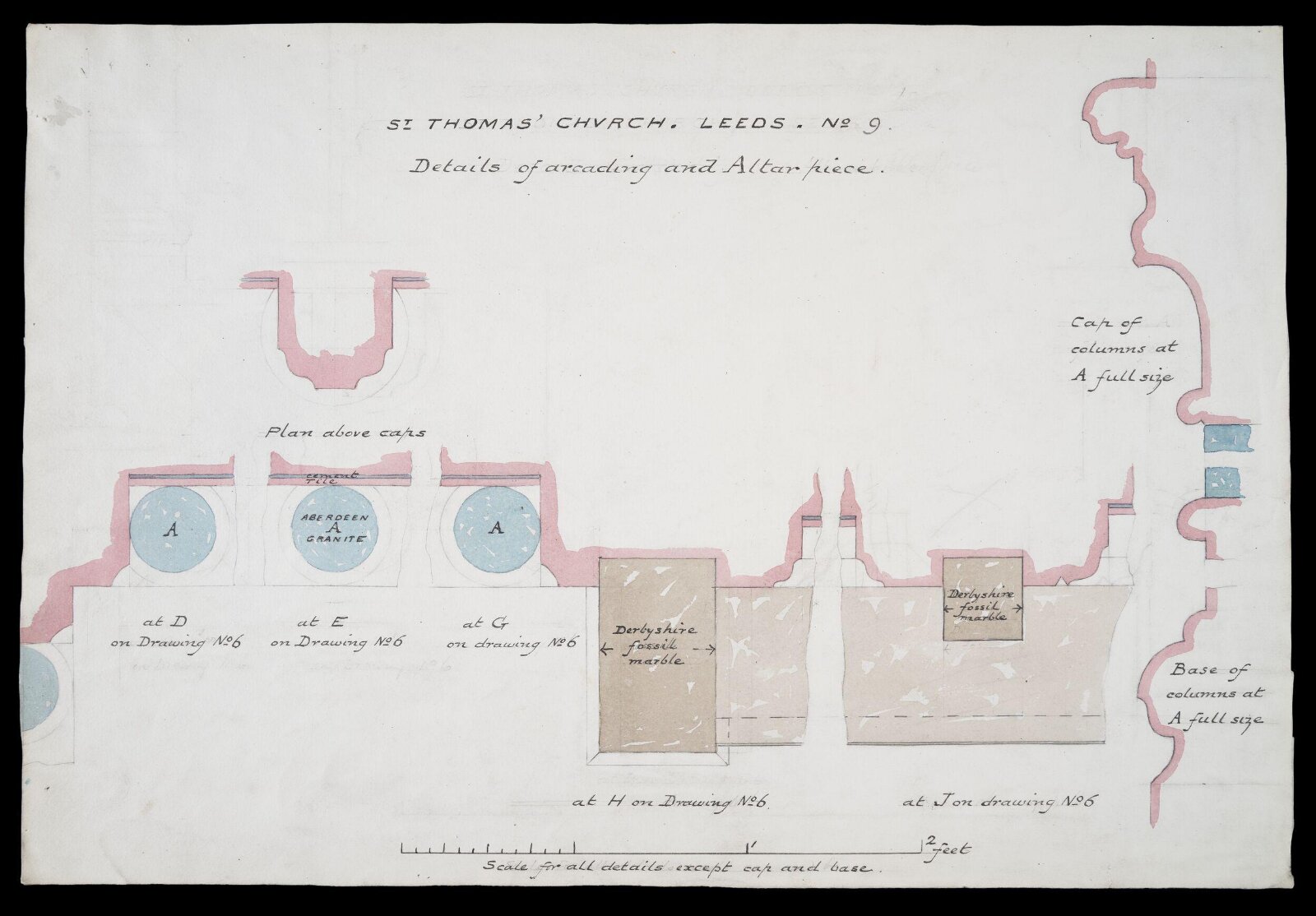 Drawing, William Butterfield, 1889 to 1891