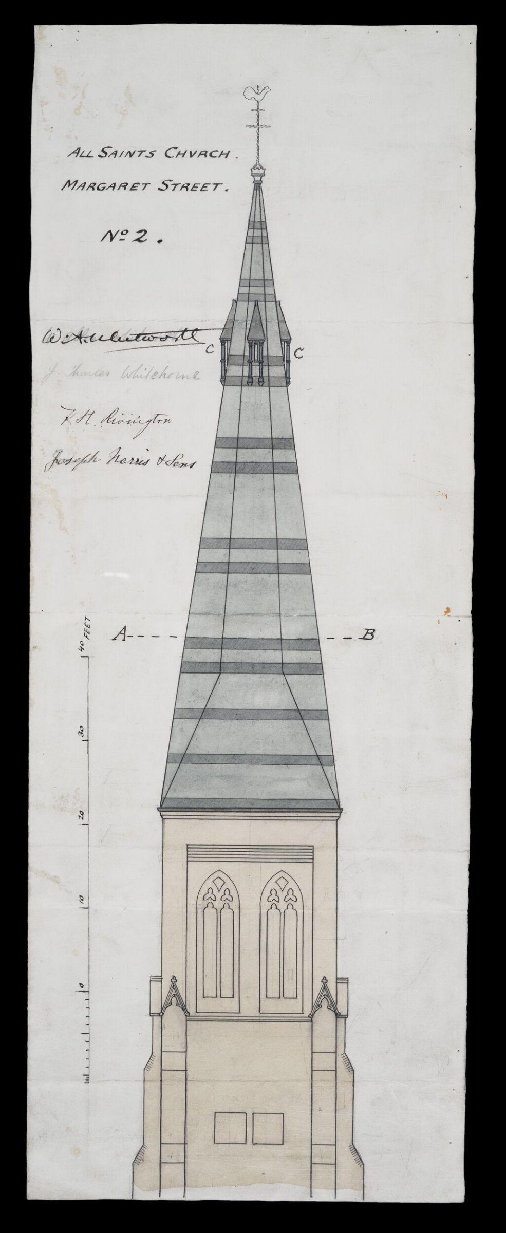 Drawing, William Butterfield