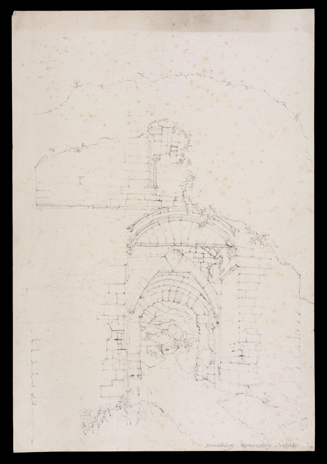 Drawing, W.H. Cowlishaw, 1891