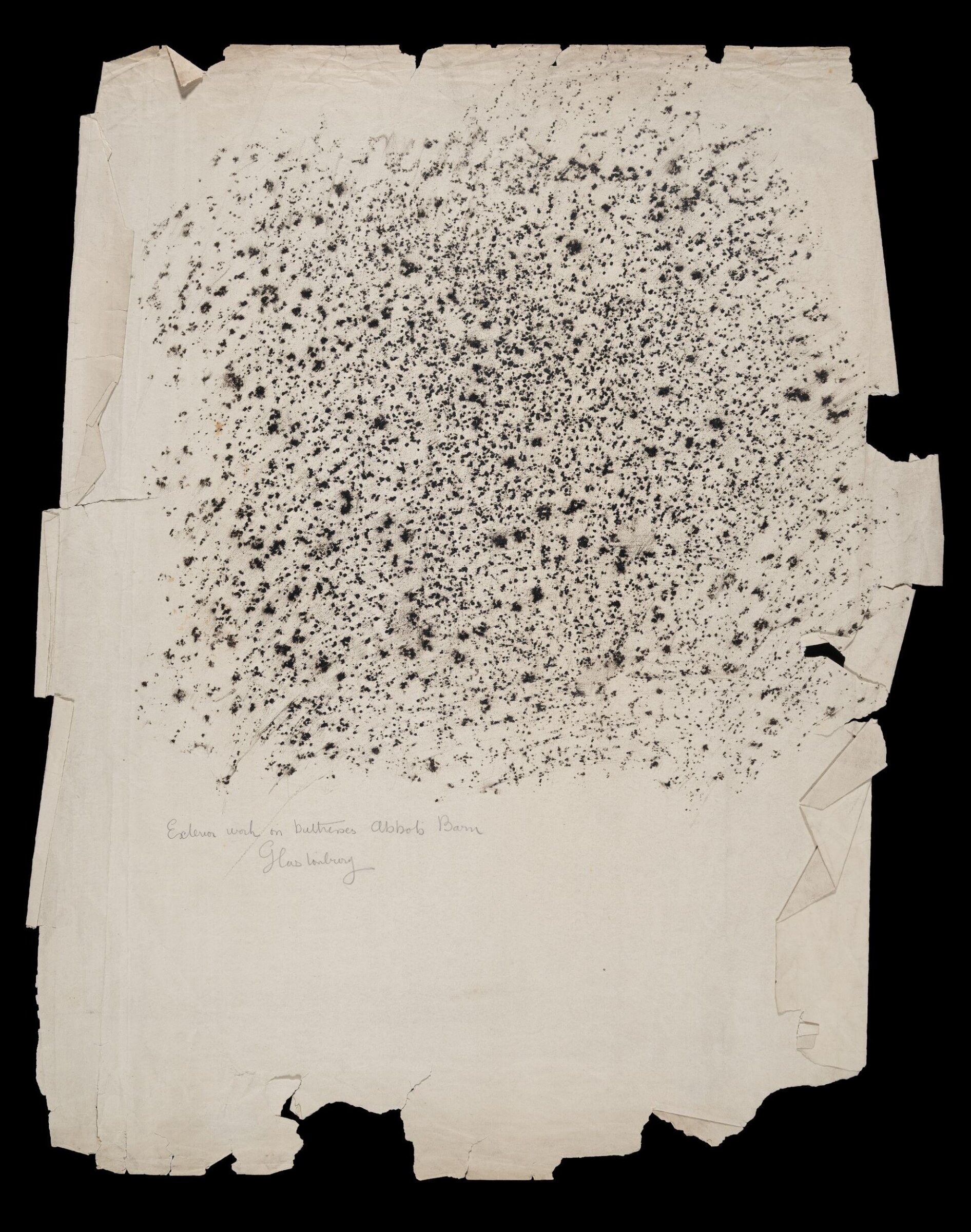 Rubbings of tool-work on masonry, W.H. Cowlishaw, 1892