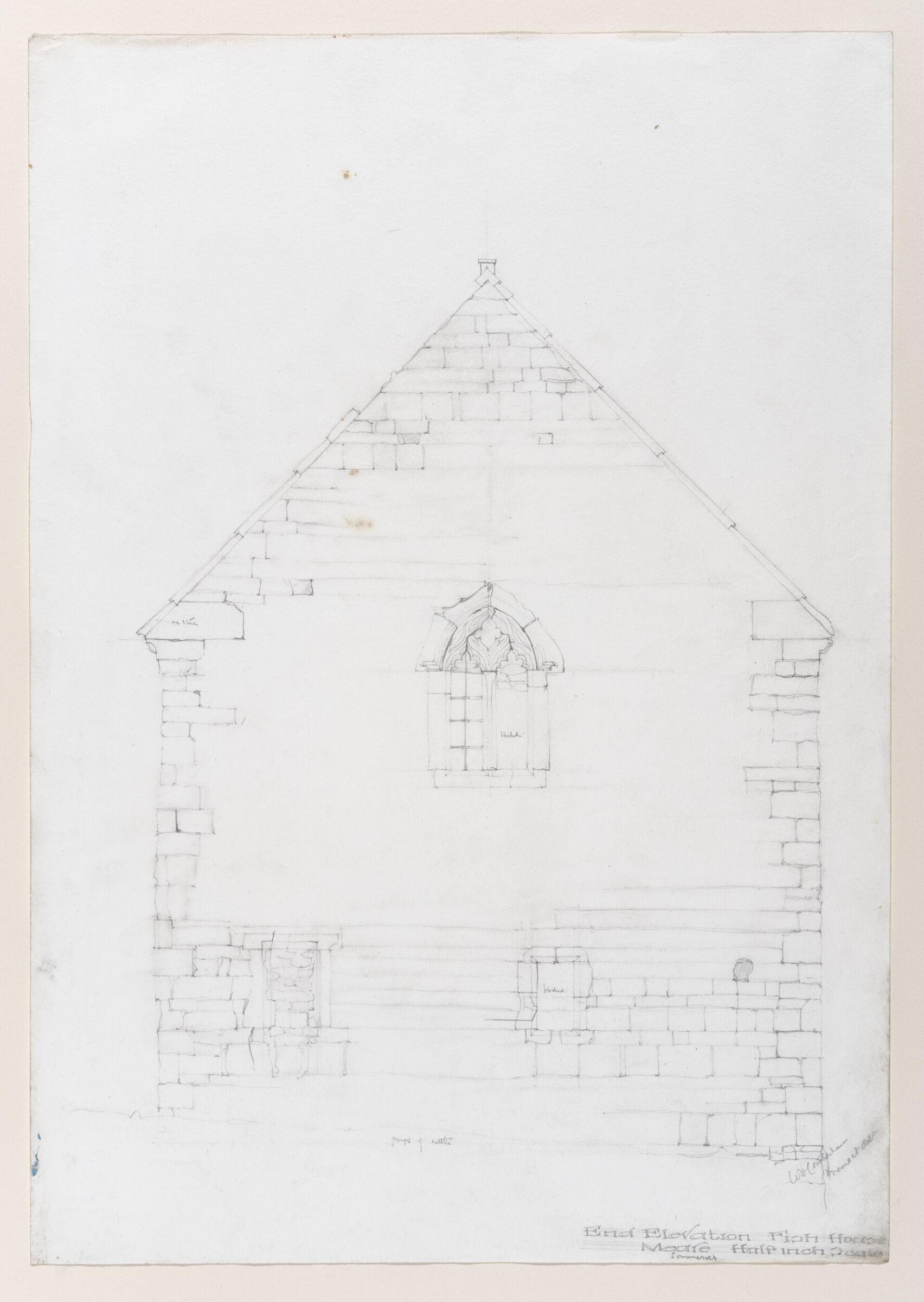 Fish-house, Meare, W.H. Cowlishaw, 1890s
