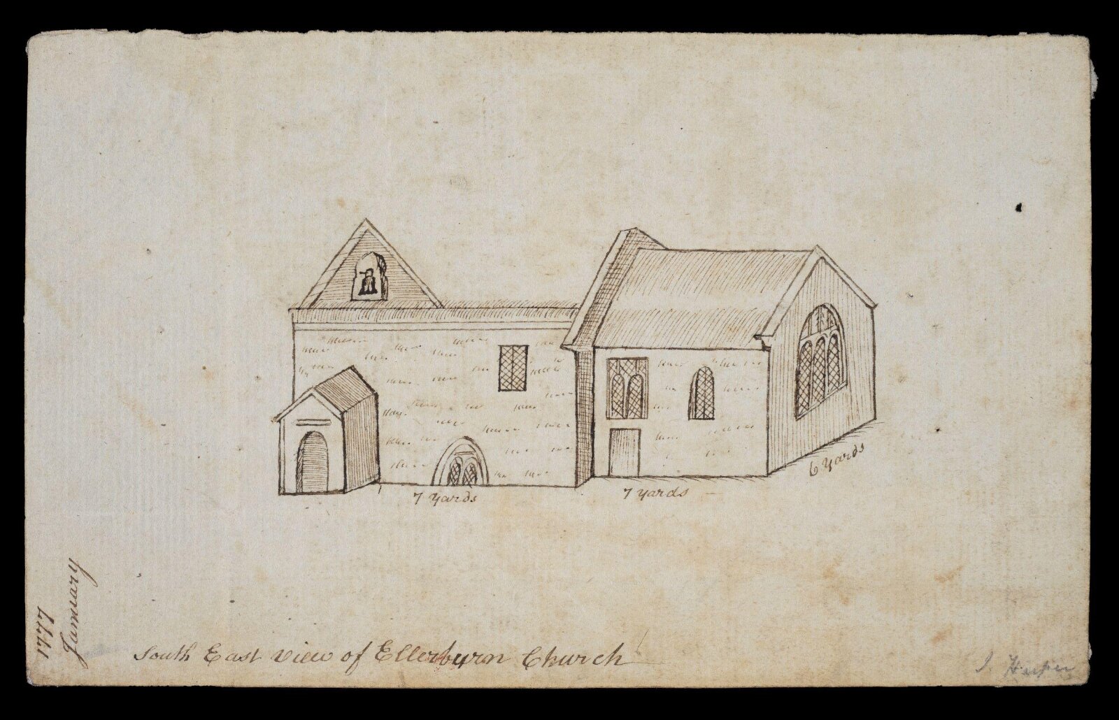 Drawing, J Harper, 1777