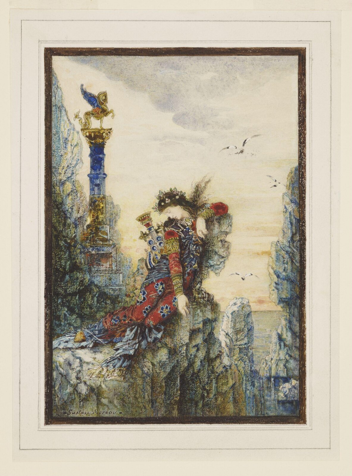 Sappho, Gustave Moreau, 1871-1872