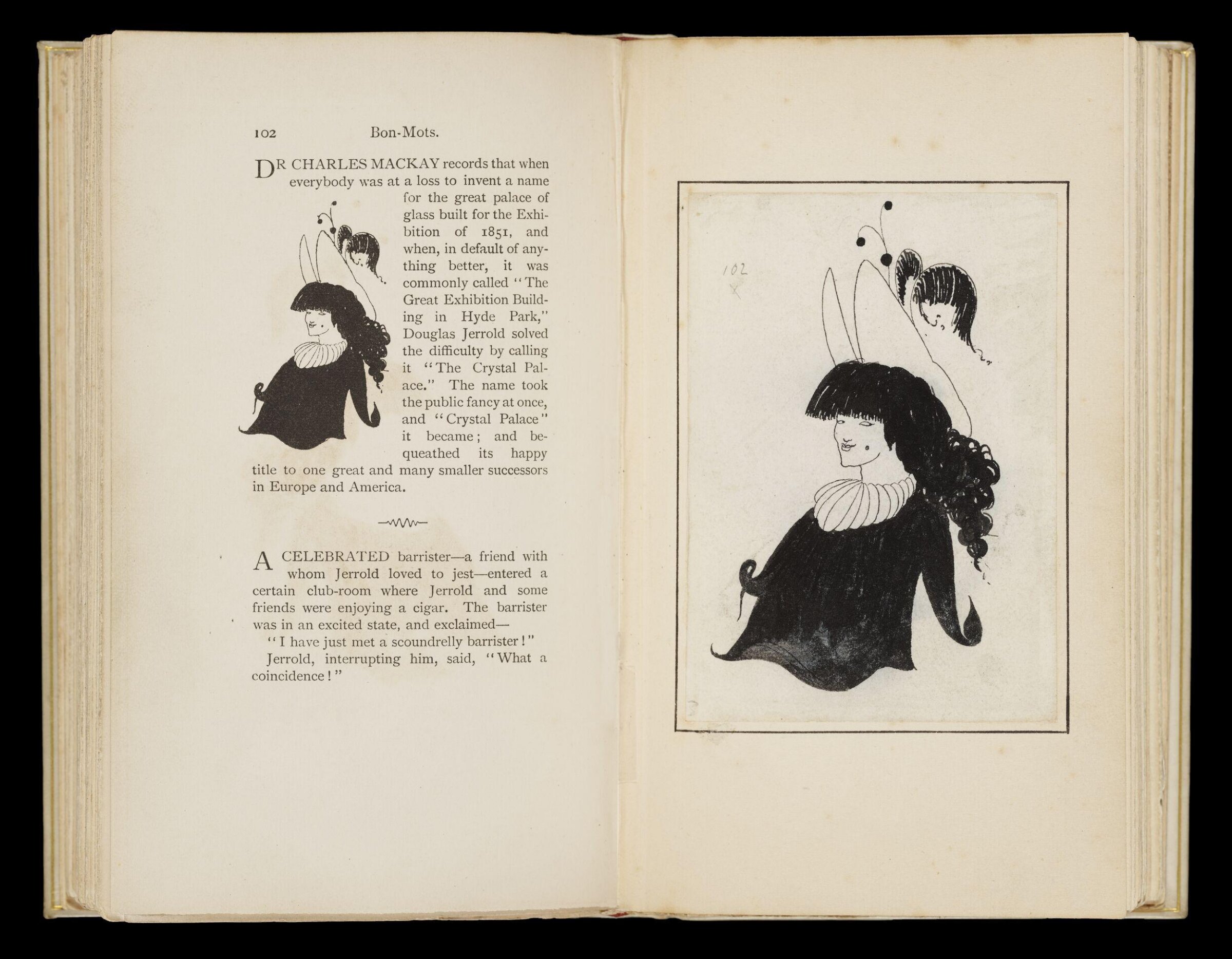 <i>Bon-Mots</i> Vignette, Aubrey Vincent Beardsley, 1893