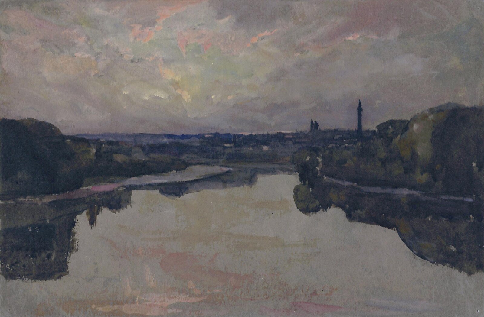 River - Sunset, Francis Armstrong, ca. 1870-1920