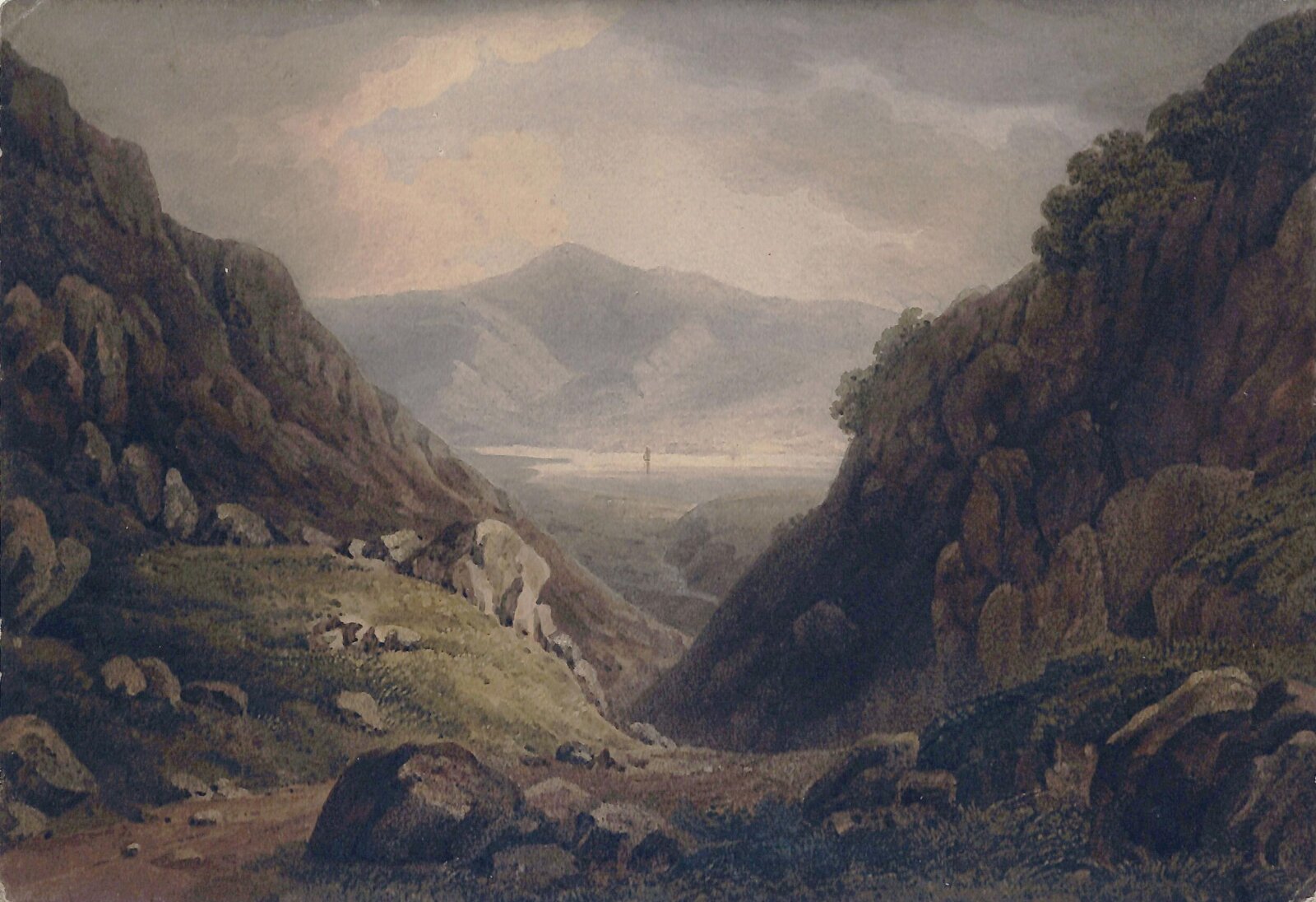 Derwentwater from Castle Crag, 1700 - 1920