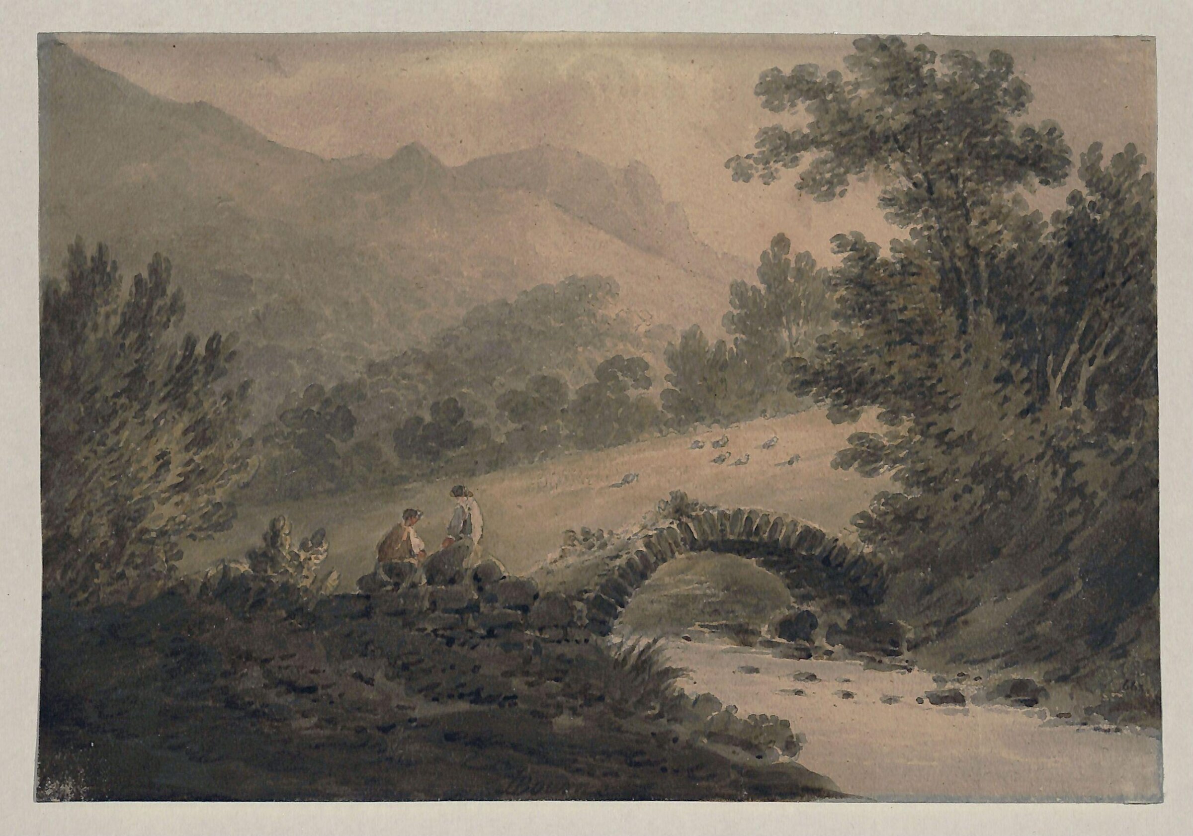 View near Halifax, James Bourne, ca. 1795-1854
