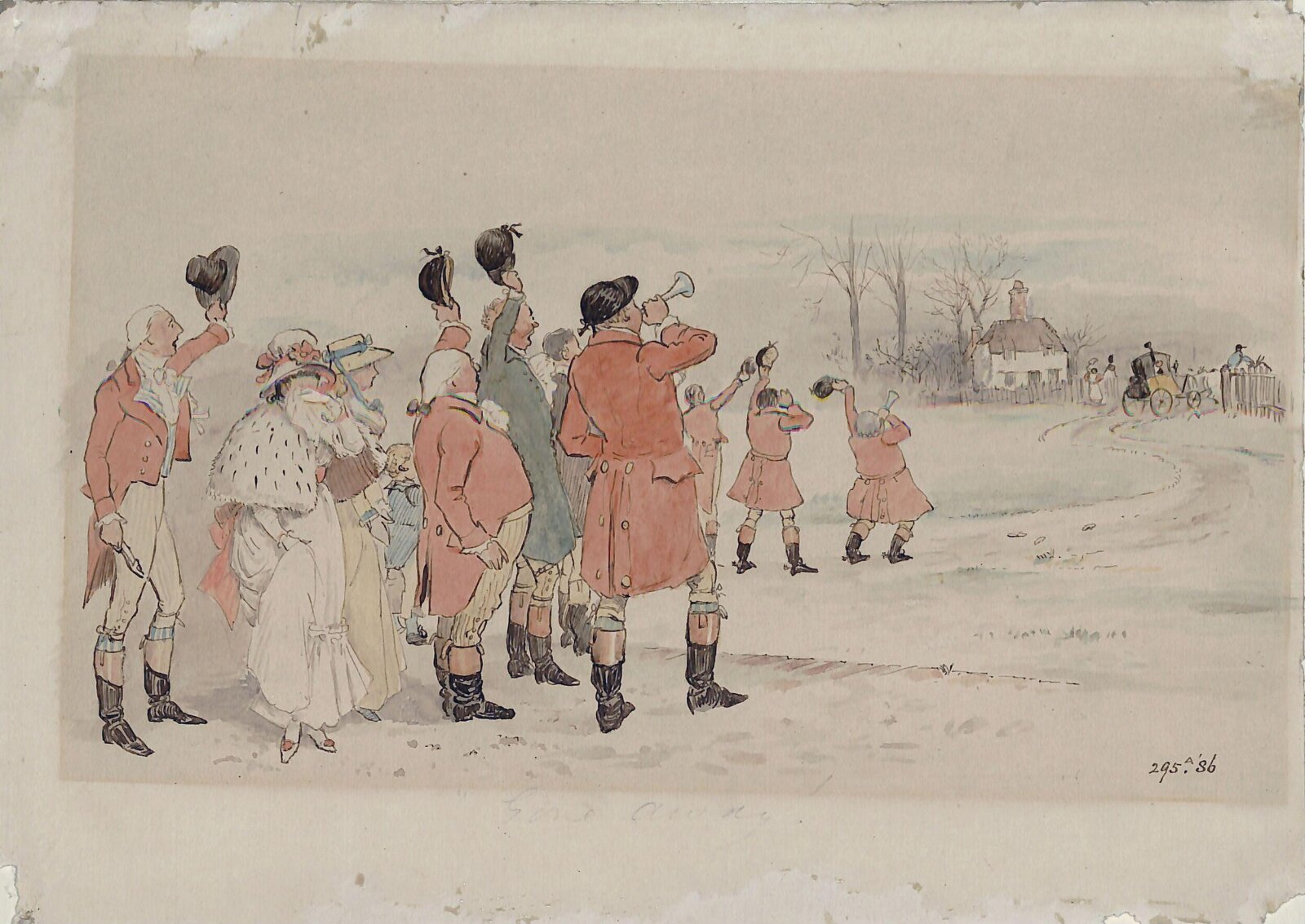 The Departure, Randolph Caldecott, 1883