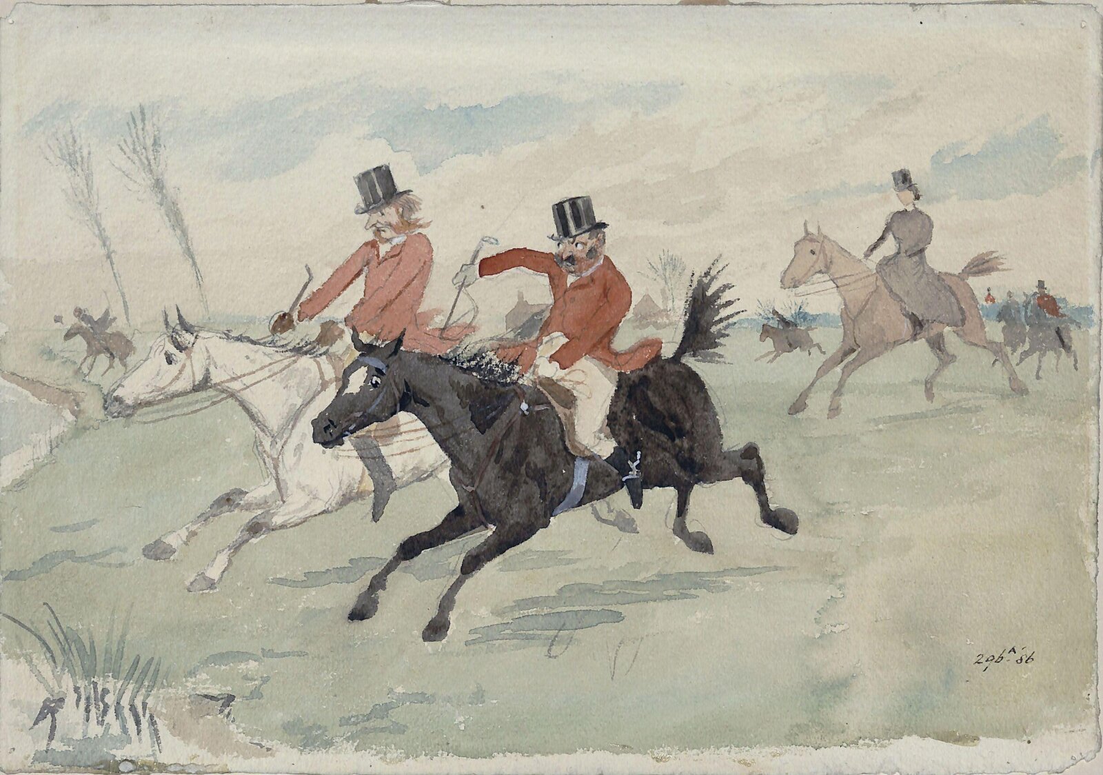 The Rivals, Randolph Caldecott, 1879