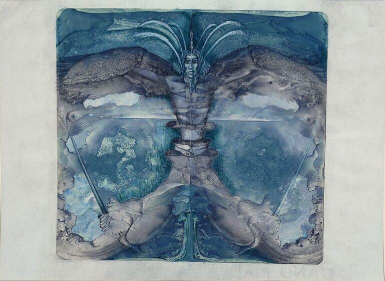 Triton, Ithell Colquhoun, ca. 1971