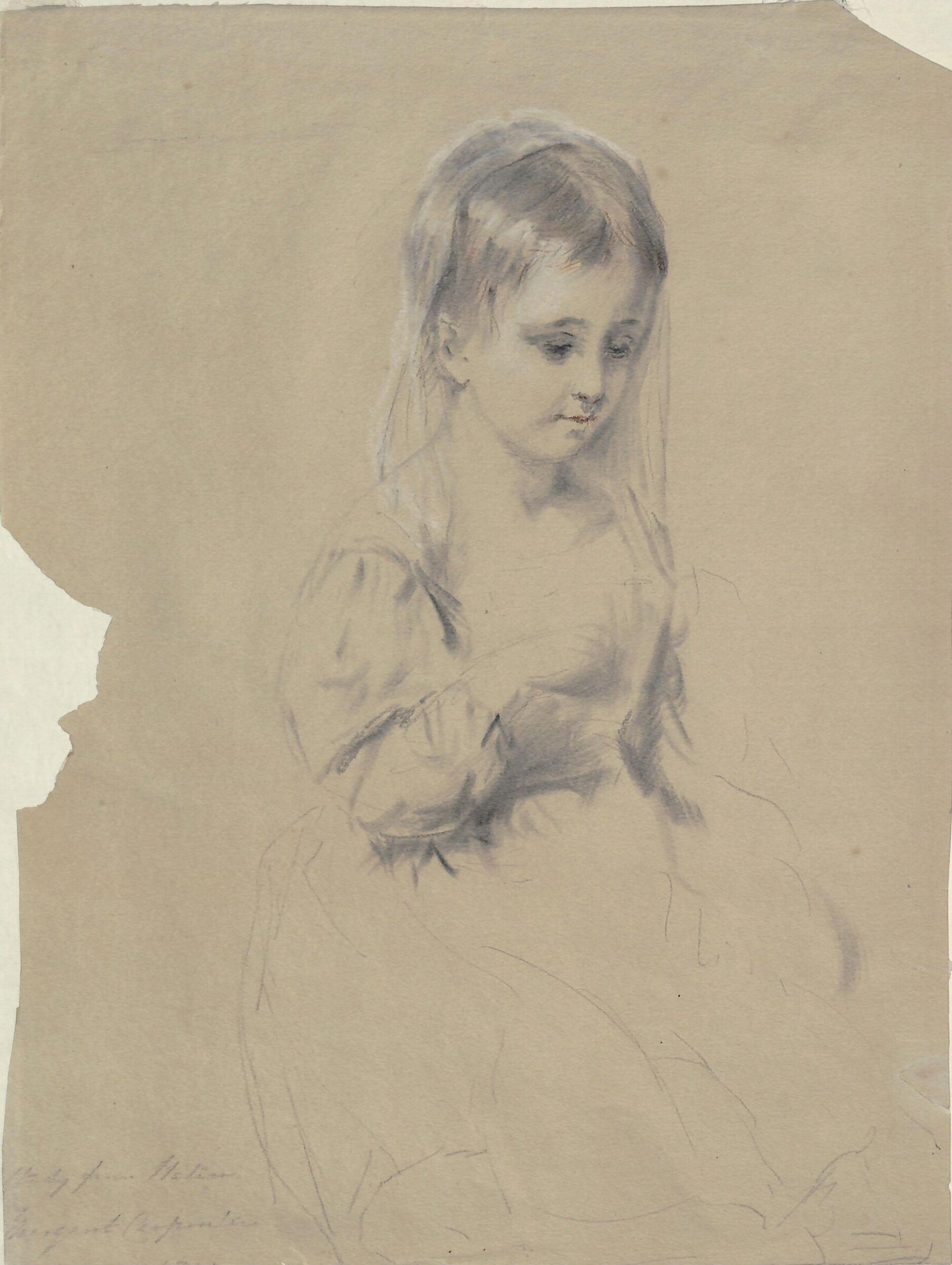 A young girl, Margaret Sarah Carpenter, 1818