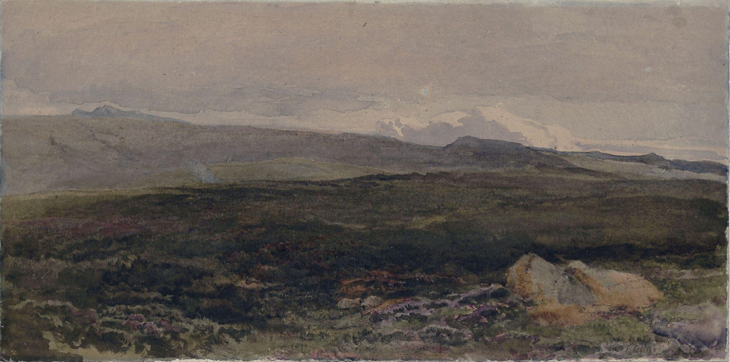 Hills near Loch Awe : Twilight, Collier, ca. 1860-1891