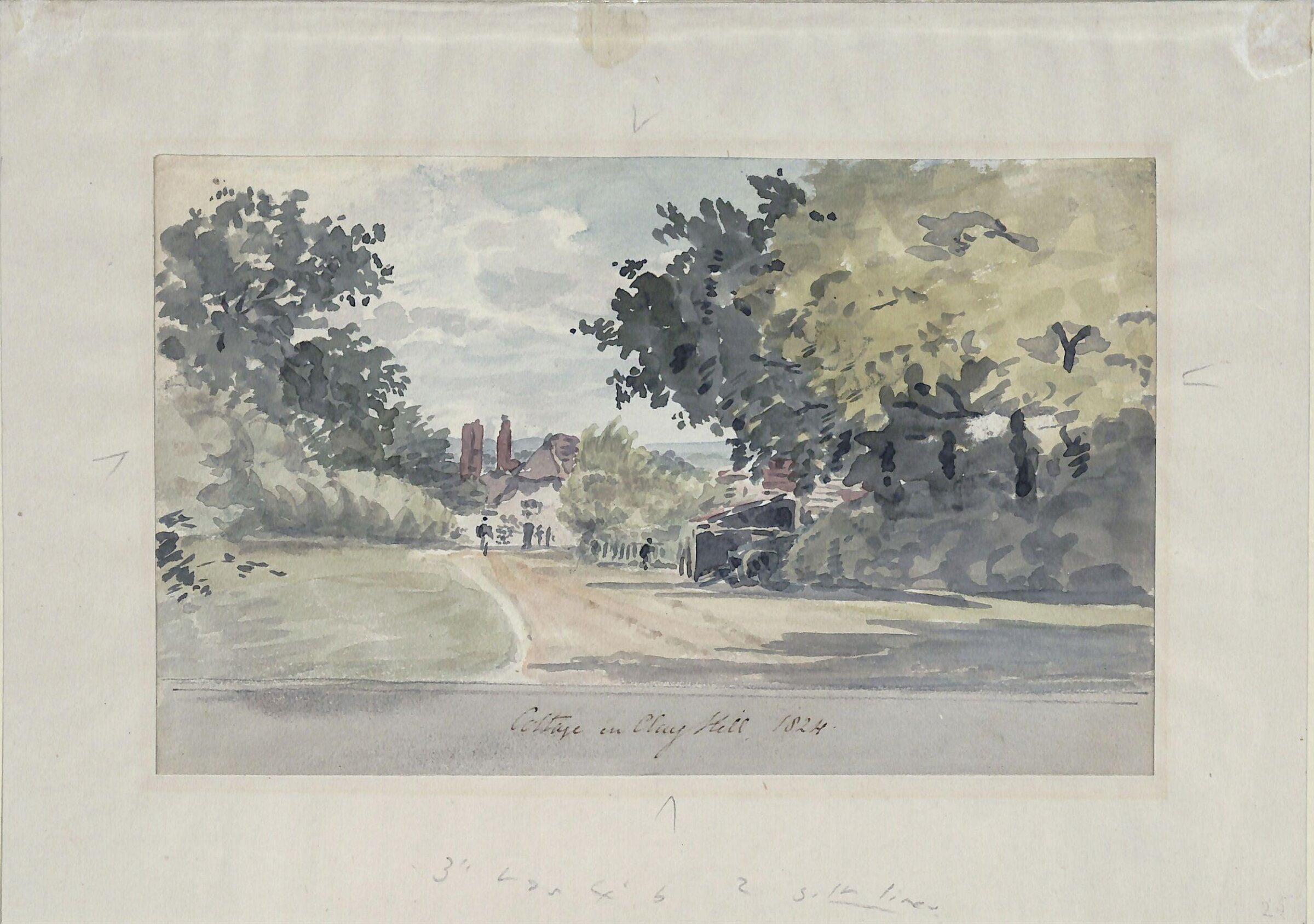 Cottage on Clay Hill, Enfield, 1824