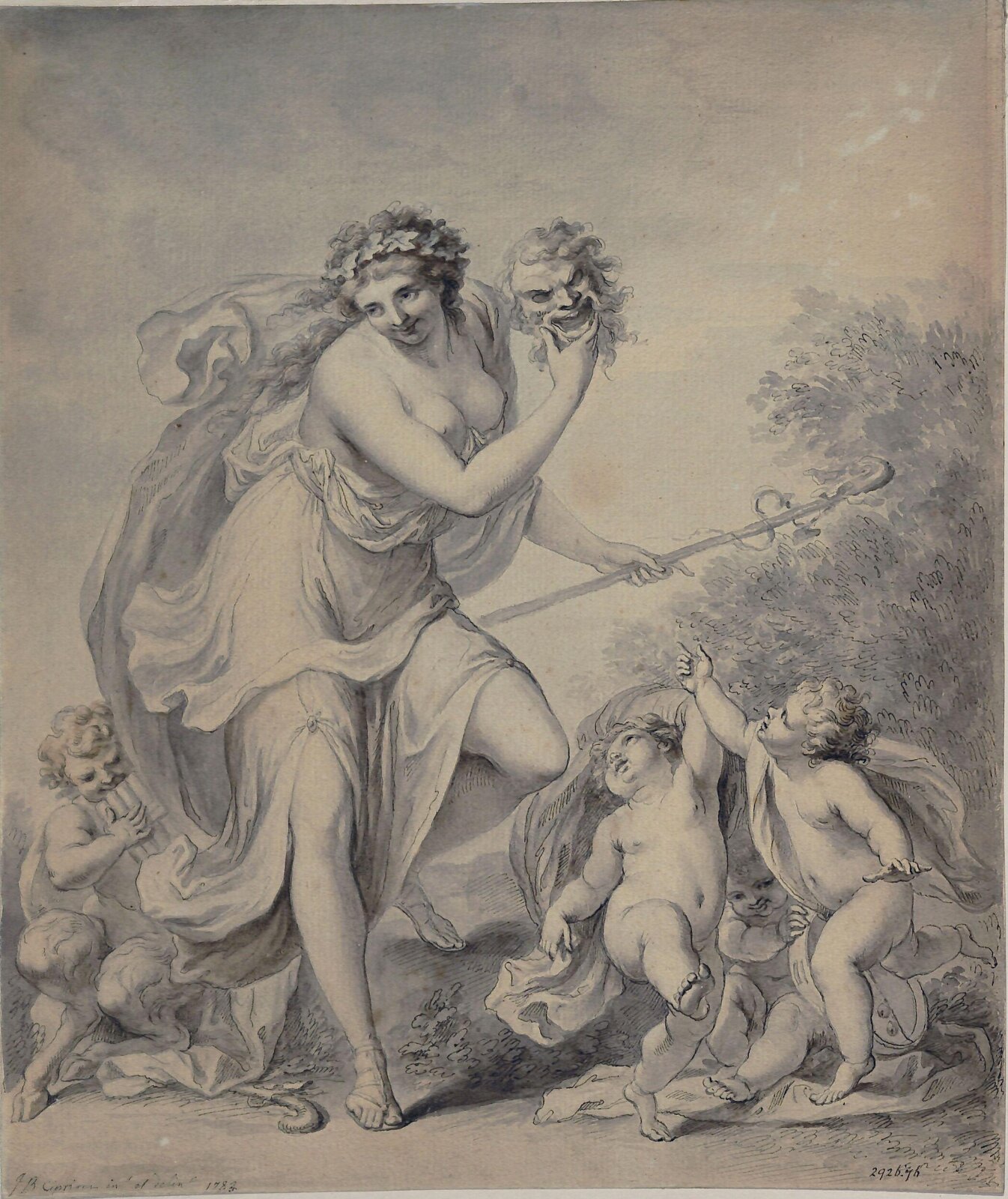Comedy, Cipriani, 1782