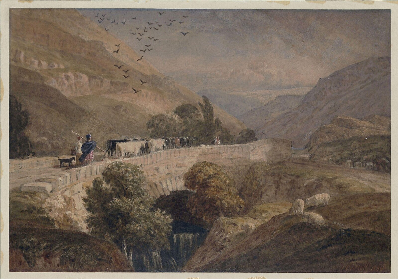 Landscape, Cristall, 1836