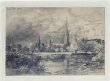 Salisbury Cathedral, seen over the river from the south-west thumbnail 2
