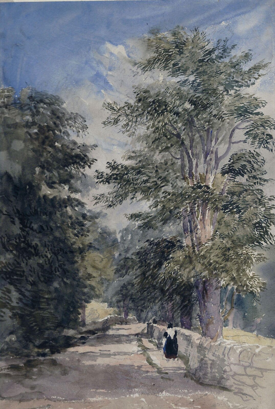 A Road in Wales, David Cox, ca. 1800-1859