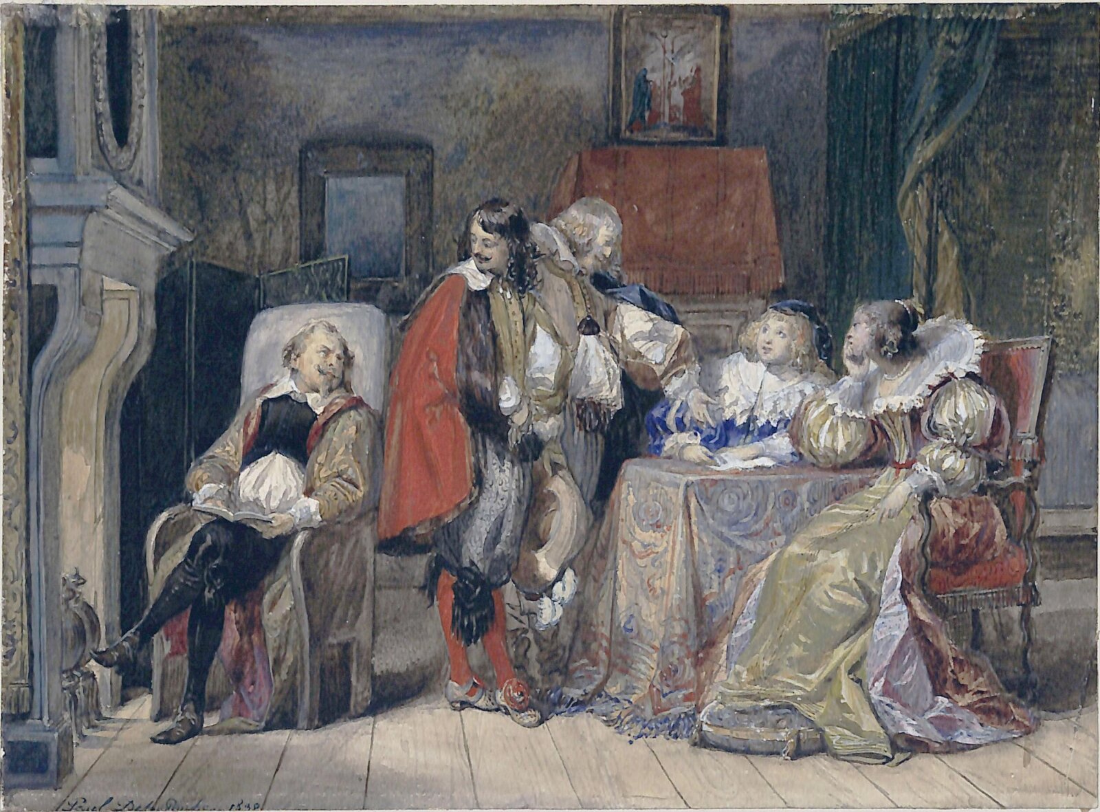 Watercolour, Paul Delaroche, 1832
