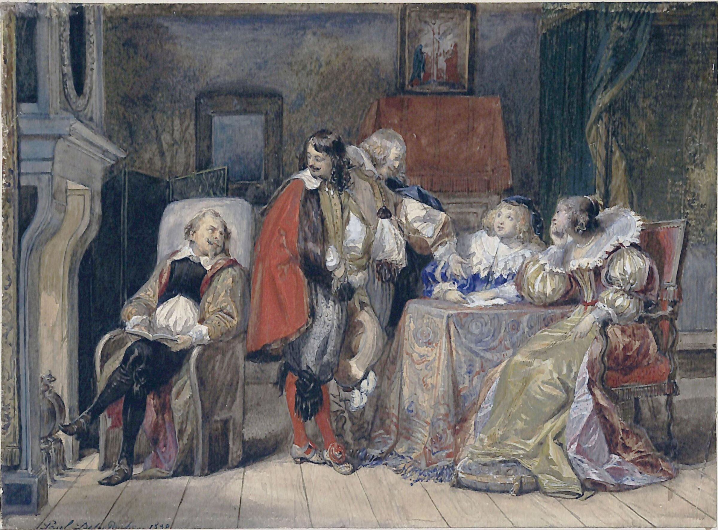 Watercolour, Paul Delaroche, 1832
