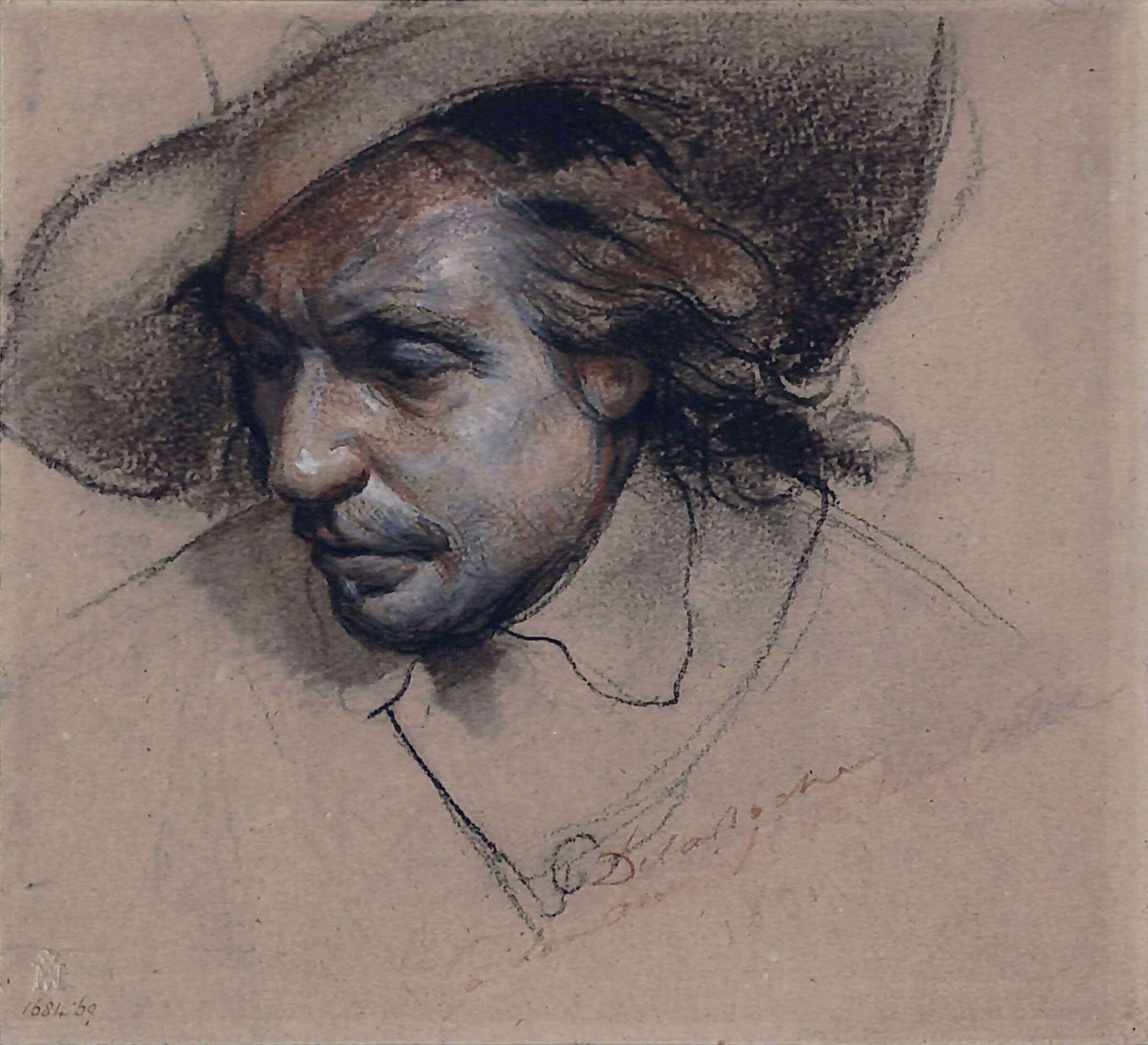 Oliver Cromwell, Paul Delaroche, ca. 1825-50