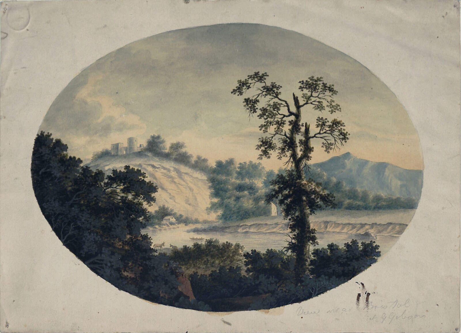 View near Bristol, Gibson, 1759-1833