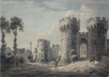 Exterior view of the ruins of Cowling (or Cooling) Castle, Kent thumbnail 1