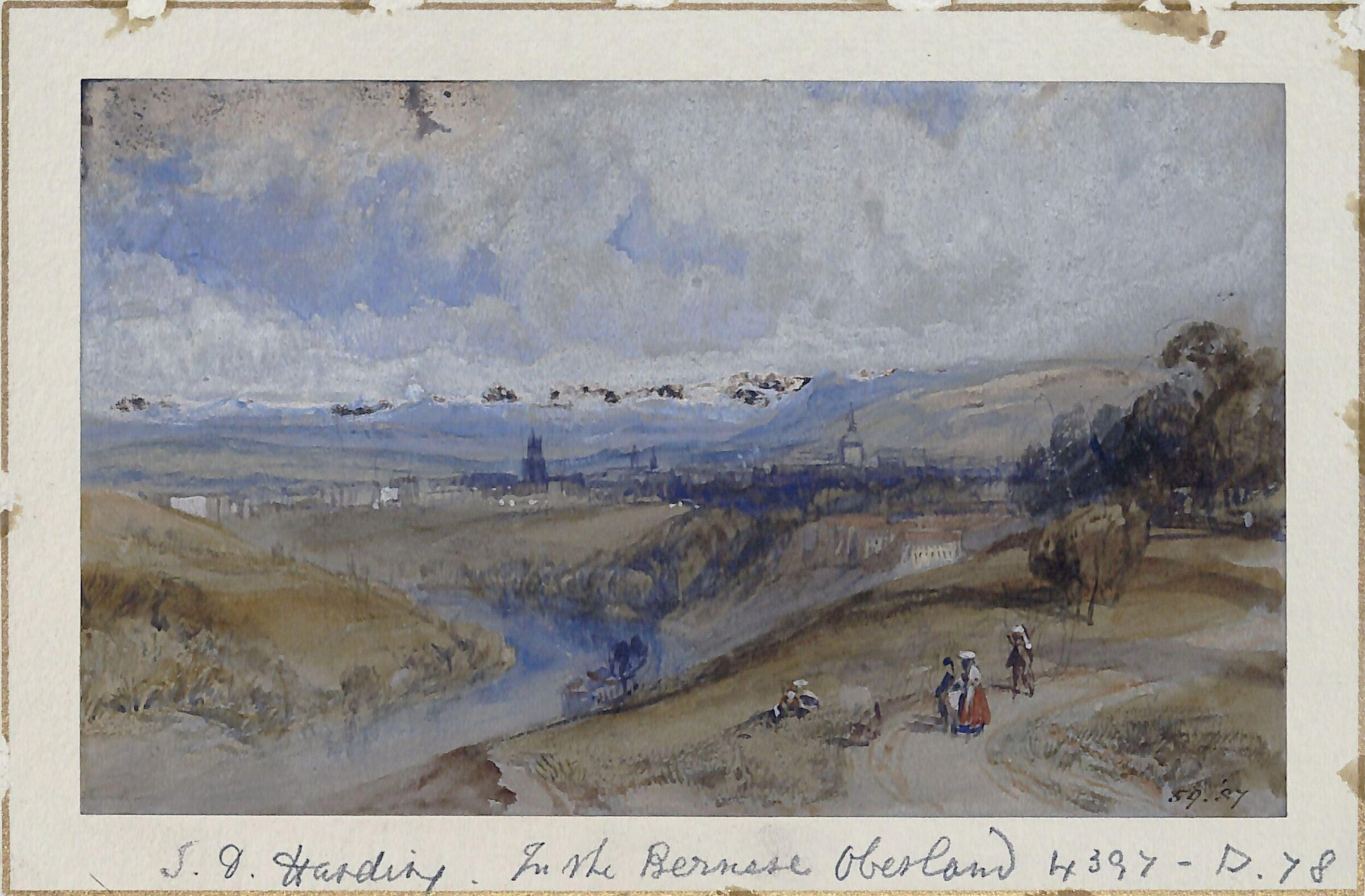 View in the Bernese Oberland, Duffield, ca. 1820-60