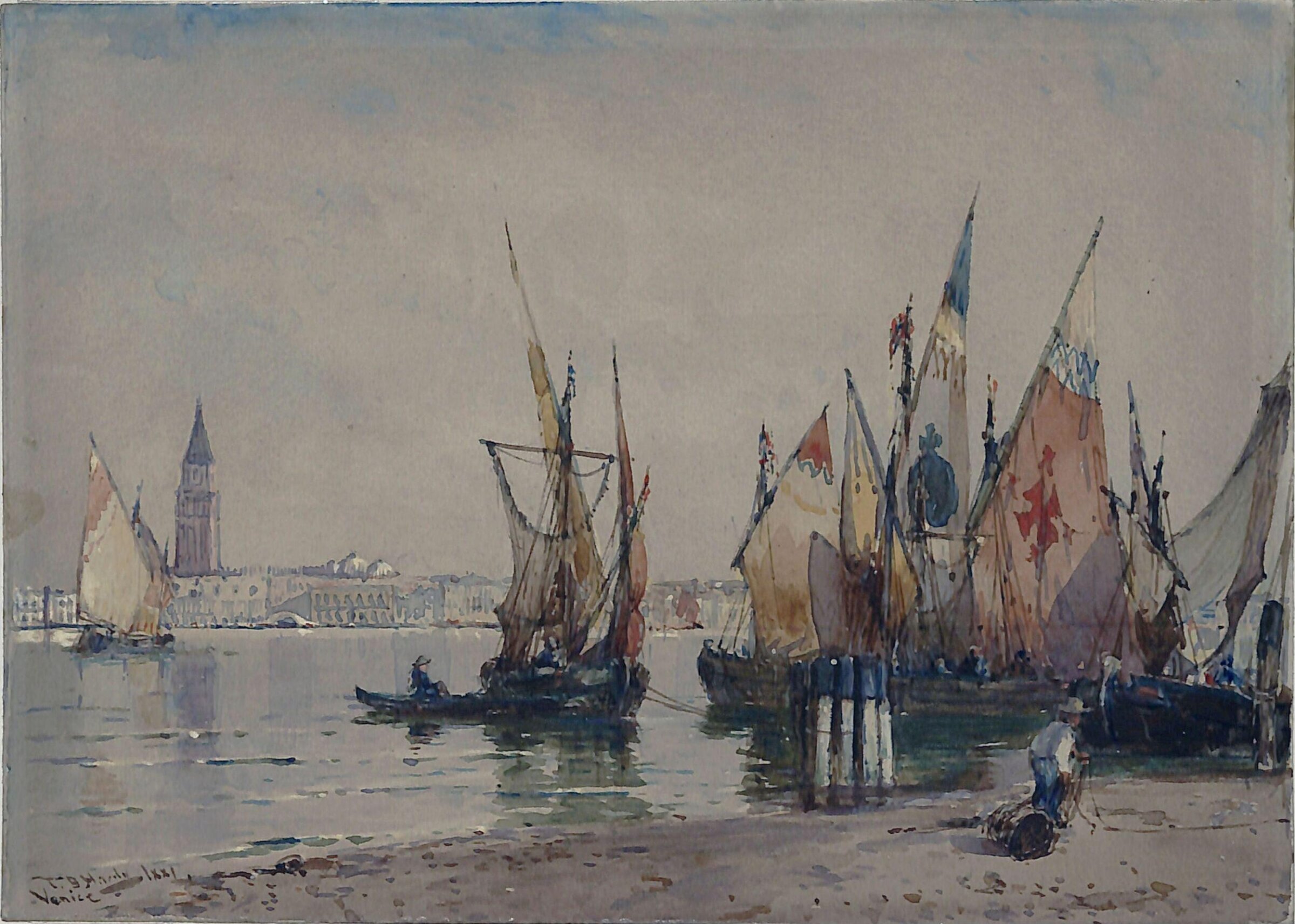 View on the Grand Canal, Venice, Thomas Bush Hardy, 1871