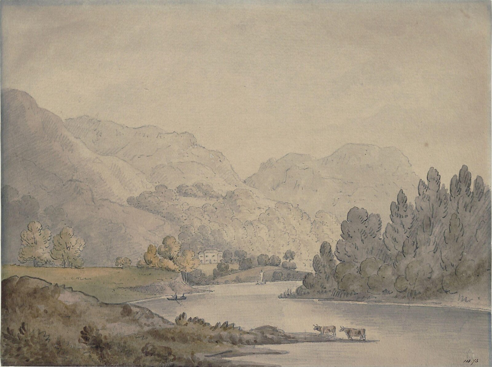 Barrow, Derwentwater, Edward Hassell, ca. 1830-52