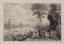 The Oxford and Cambridge Rowing Match at Henley-on-Thames thumbnail 1