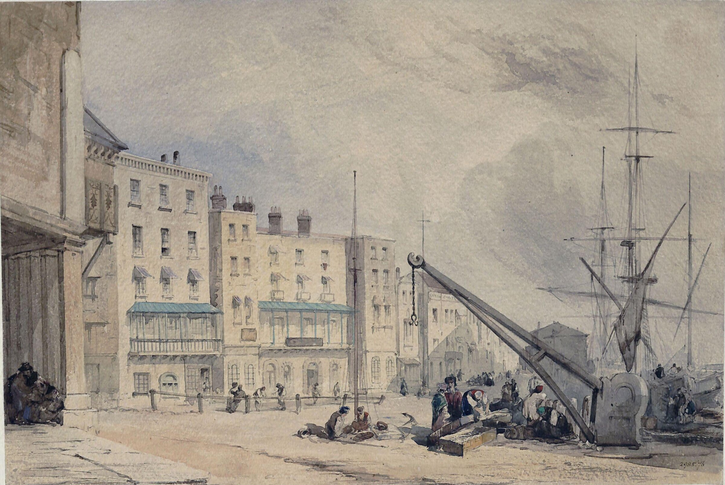 Ramsgate near the Harbour, James Holland, 1820-70