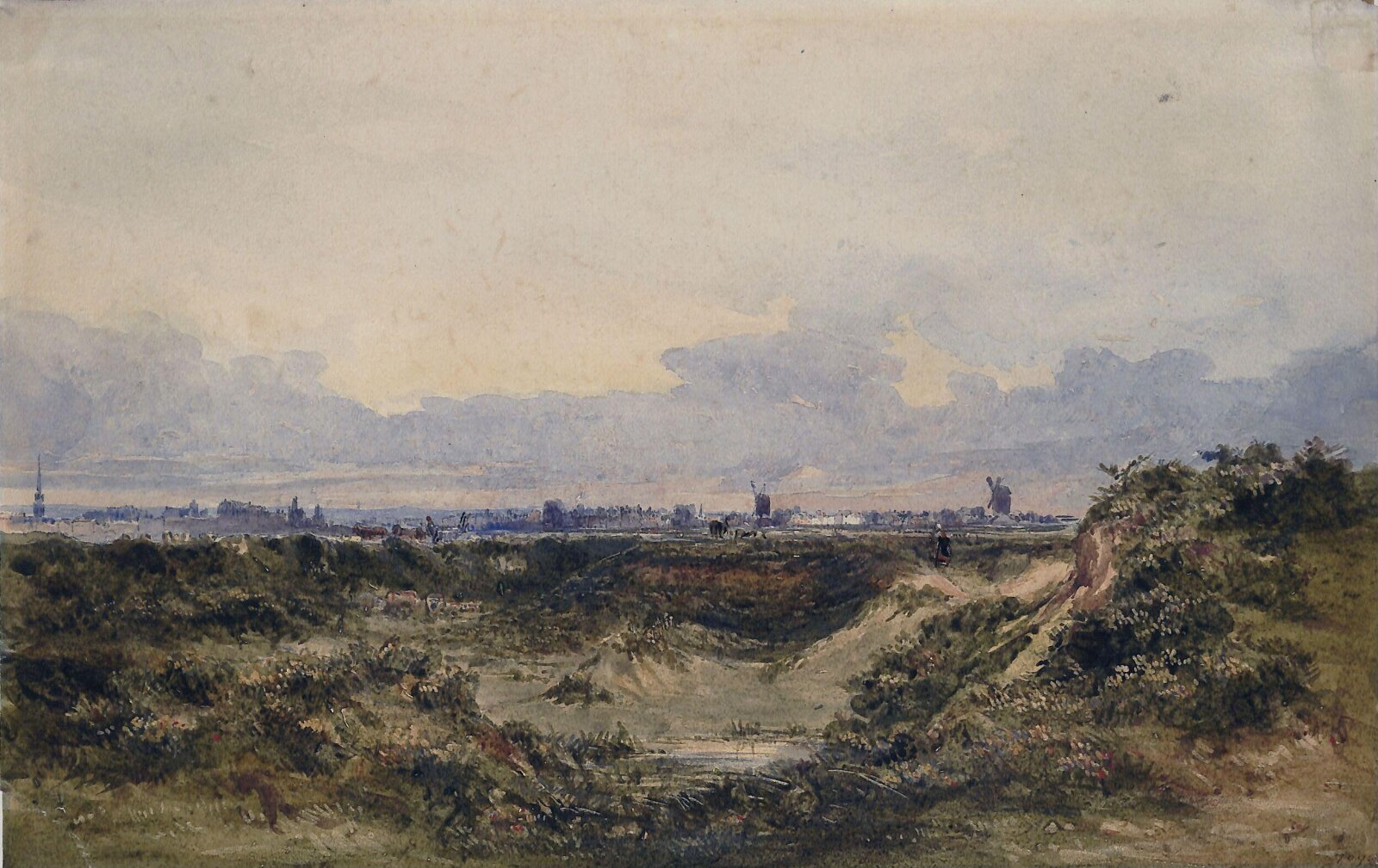 Heath Scene, James Holland, ca. 1820-70