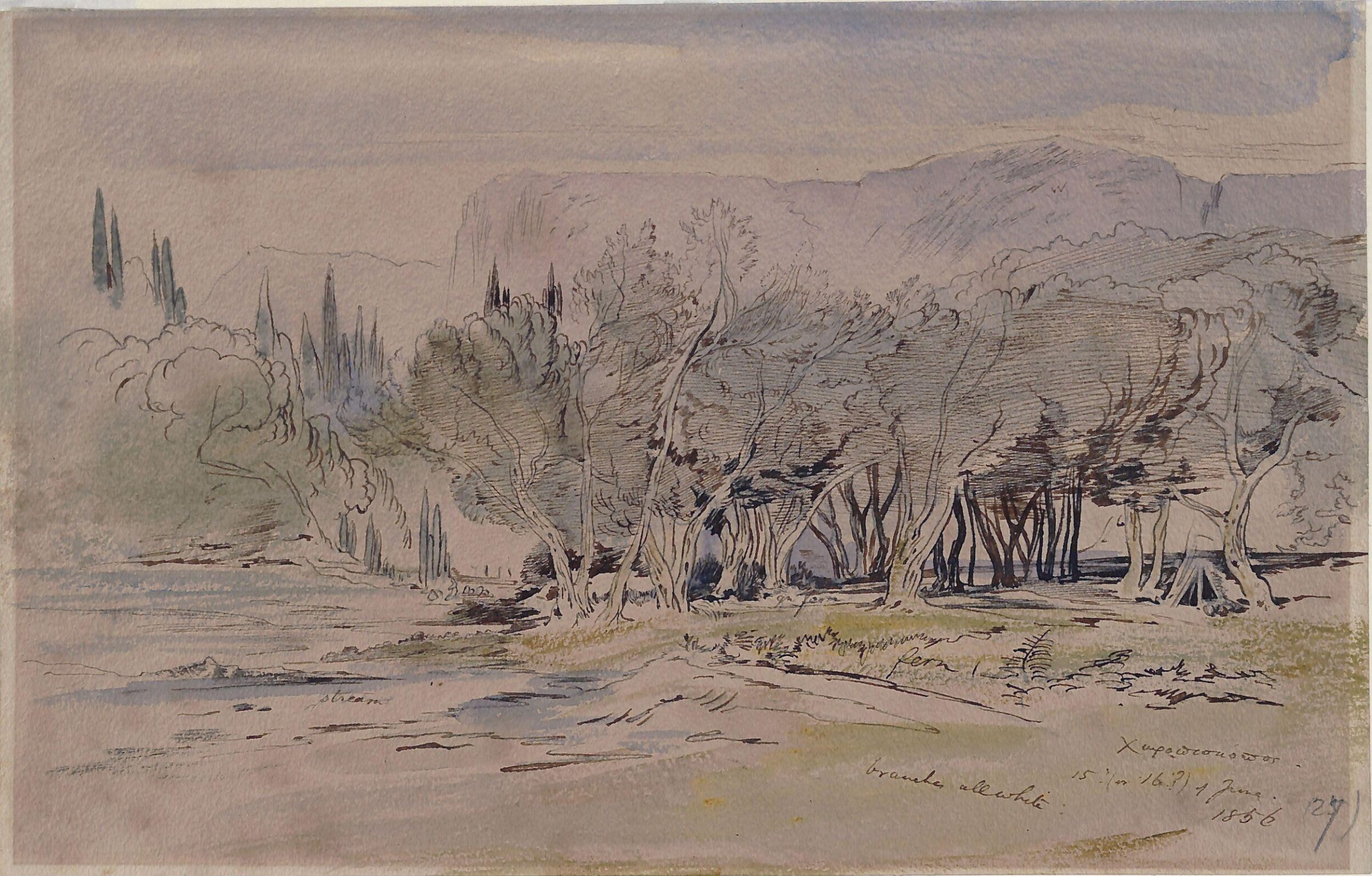 Chorepiskopi, Edward Lear, 15-16 June 1856